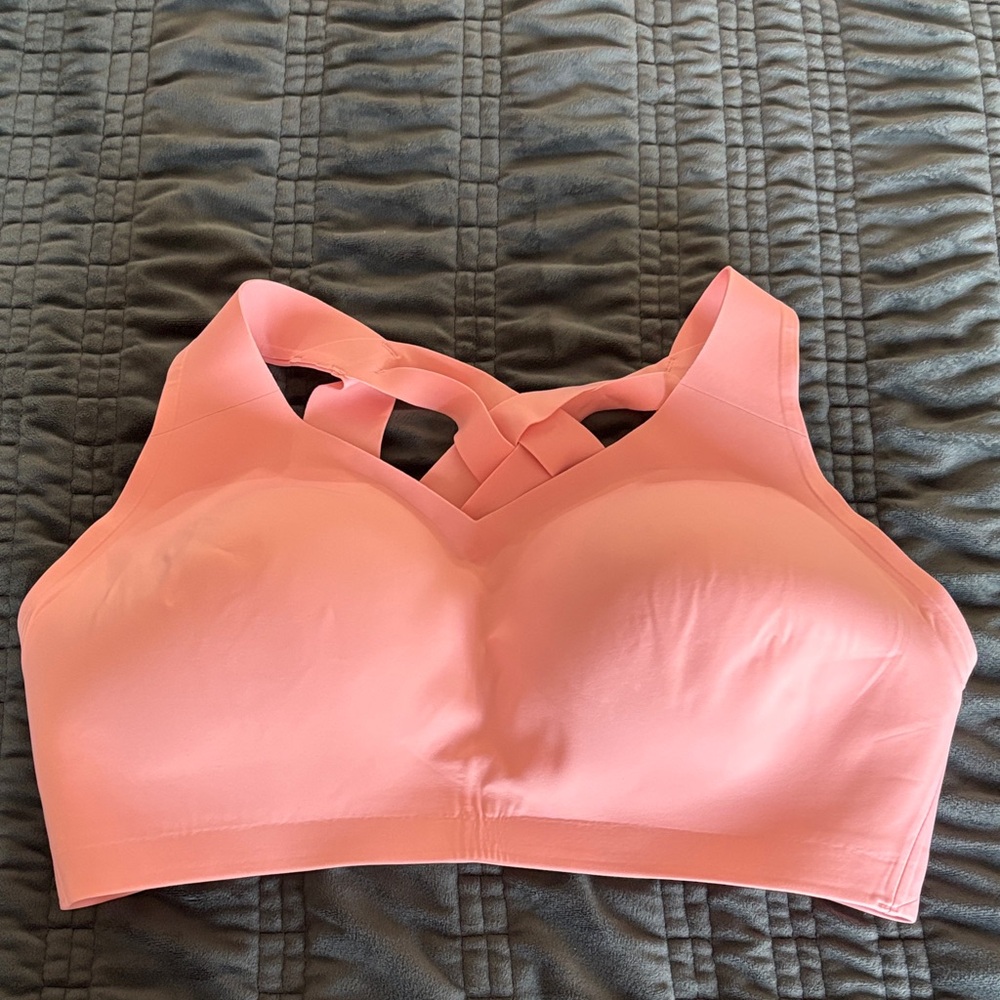Lululemon Athletica Coral Crisscross Sports Bra